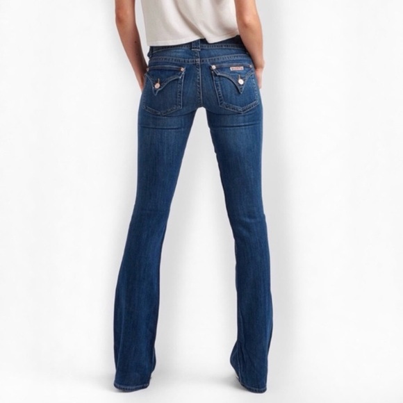 Hudson Women's Blue Heather Skinny Jeans Blue Size 26